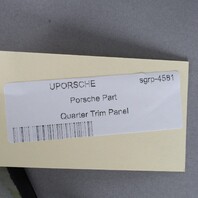 1990-1998 Porsche 911 964 993 Coupe Quarter Window Trim Pair Black OEM Used