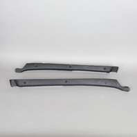 1990-1998 Porsche 911 964 993 Coupe Quarter Window Trim Pair Black OEM Used