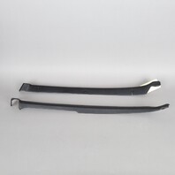 1990-1998 Porsche 911 964 993 Coupe Quarter Window Trim Pair Black OEM Used