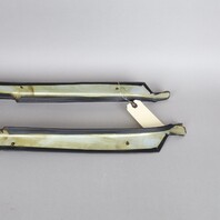 1990-1998 Porsche 911 964 993 Coupe Quarter Window Trim Pair Black OEM Used