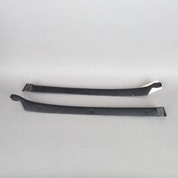 1990-1998 Porsche 911 964 993 Coupe Quarter Window Trim Pair Black OEM Used
