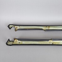 1990-1998 Porsche 911 964 993 Coupe Quarter Window Trim Pair Black OEM Used