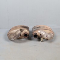 1995-1998 Porsche 911 993 Exhaust Muffler Right Left Pair 99311104504 OEM Used