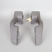1995-1998 Porsche 911 993 Door Grab Pull Grey Leather Pair OEM Used
