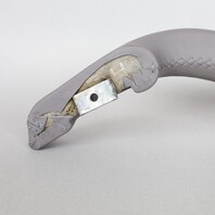 1995-1998 Porsche 911 993 Door Grab Pull Grey Leather Pair OEM Used