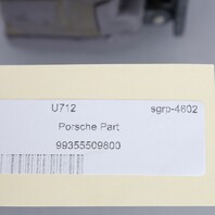 1995-1998 Porsche 911 993 Door Grab Pull Grey Leather Pair OEM Used