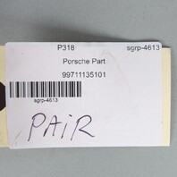 2005-2008 Porsche 911 3.8 Exhaust Muffler Tip Pair 99711135104 OEM Used