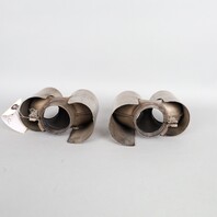 2005-2008 Porsche 911 3.8 Exhaust Muffler Tip Pair 99711135104 OEM Used