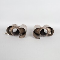 2005-2008 Porsche 911 3.8 Exhaust Muffler Tip Pair 99711135104 OEM Used
