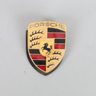 Porsche 911 Boxster Cayenne Hood Emblem Crest Badge 99355921100 OEM Used