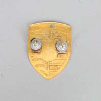 Porsche 911 Boxster Cayenne Hood Emblem Crest Badge 99355921100 OEM Used