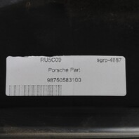 05-08 Porsche Boxster Left Rear Bumper Guide Heat Shield 98750583100 OEM Used