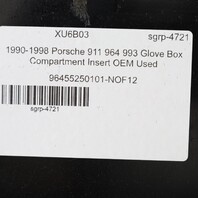 1990-1991 Porsche 911 964 Glove Box Compartment Insert OEM Used