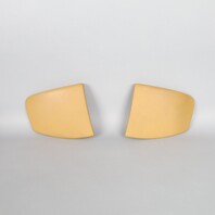 99-04 Porsche 911 996 Boxster 986 Console Trim Pair Leather Beige OEM Used