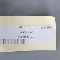 1999-2004 Porsche 911 996 Left Inside Door Grab Pull Handle Black OEM Used