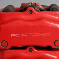2000-2012 Porsche Boxster Cayman Front Brake Calipers Brembo Pair Red OEM Used
