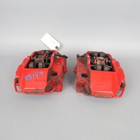2000-2012 Porsche Boxster Cayman Front Brake Calipers Brembo Pair Red OEM Used