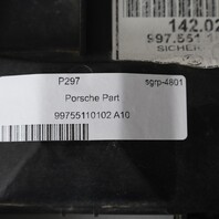2005-2012 Porsche 911 Boxster Cayman Fuse Box Kick Panel Carpet Black OEM Used