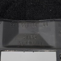 2005-2012 Porsche 911 Boxster Cayman Fuse Box Kick Panel Carpet Black OEM Used