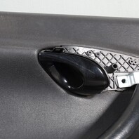 1997-1999 Porsche Boxster 986 Left  Door Panel Leatherette Black OEM Used