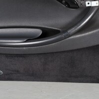 1997-1999 Porsche Boxster 986 Left  Door Panel Leatherette Black OEM Used