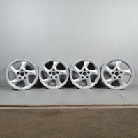 Porsche 911 993 996 Boxster 986 Hollow Spoke Wheel Set 18 X 10 / 8 Paint Blems
