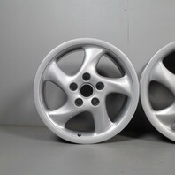 Porsche 911 993 996 Boxster 986 Hollow Spoke Wheel Set 18 X 10 / 8 Paint Blems