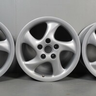 Porsche 911 993 996 Boxster 986 Hollow Spoke Wheel Set 18 X 10 / 8 Paint Blems