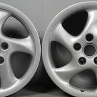 Porsche 911 993 996 Boxster 986 Hollow Spoke Wheel Set 18 X 10 / 8 Paint Blems