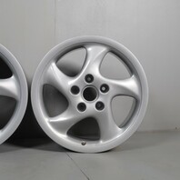 Porsche 911 993 996 Boxster 986 Hollow Spoke Wheel Set 18 X 10 / 8 Paint Blems