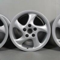 Porsche 911 993 996 Boxster 986 Hollow Spoke Wheel Set 18 X 10 / 8 Paint Blems