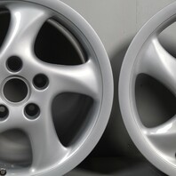 Porsche 911 993 996 Boxster 986 Hollow Spoke Wheel Set 18 X 10 / 8 Paint Blems