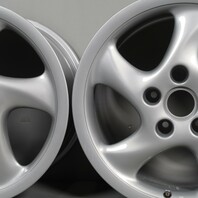 Porsche 911 993 996 Boxster 986 Hollow Spoke Wheel Set 18 X 10 / 8 Paint Blems