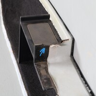 1995-1998 Porsche 911 993 Door Panel Pocket Pair M490 Sound Grey OEM Used NOTE