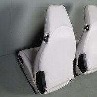 1995-1998 Porsche 911 993 Front Seats Marble Grey Leather Pair OEM Used
