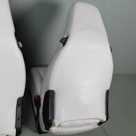 1995-1998 Porsche 911 993 Front Seats Marble Grey Leather Pair OEM Used