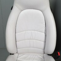 1995-1998 Porsche 911 993 Front Seats Marble Grey Leather Pair OEM Used
