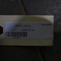 1995-1998 Porsche 911 993 Front Seats Marble Grey Leather Pair OEM Used