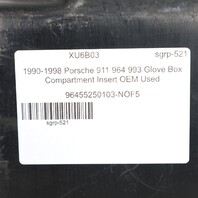 1992-1998 Porsche 911 964 993 Glove Box Compartment Insert OEM Used