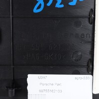 05-12 Porsche 911 Boxster Cayman Kick Panel Fuse Box Cover 99755162100 OEM Used
