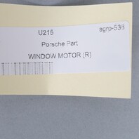 1999-2002 Porsche Boxster Right Door Window Motor 98662410202 OEM Used