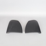 99-04 Porsche 911 996 Boxster 986 Console Trim Pair Leather Black OEM Used