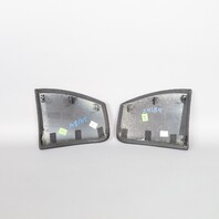 99-04 Porsche 911 996 Boxster 986 Console Trim Pair Leather Black OEM Used