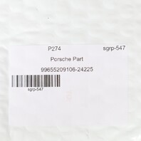 1997-1998 Porsche Boxster Front Console Trim Cover Pair Leatherette Black OEM