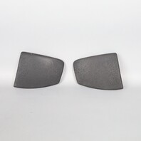 1997-1998 Porsche Boxster Front Console Trim Cover Pair Leatherette Black OEM