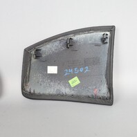99-04 Porsche 911 996 Boxster 986 Console Trim Pair Leather Black OEM Used