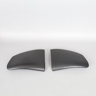 99-04 Porsche 911 996 Boxster 986 Console Trim Pair Leather Black OEM Used