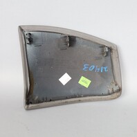 1999-2004 Porsche 911 Boxster Console Trim Pair Grey Leather OEM Used