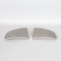 1999-2004 Porsche 911 Boxster Console Trim Pair Grey Leather OEM Used