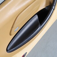 1999-2004 Porsche Boxster 986 Left Door Panel Leatherette Beige OEM Used